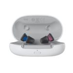 Rechargeable in-ear hearing aid with charging case